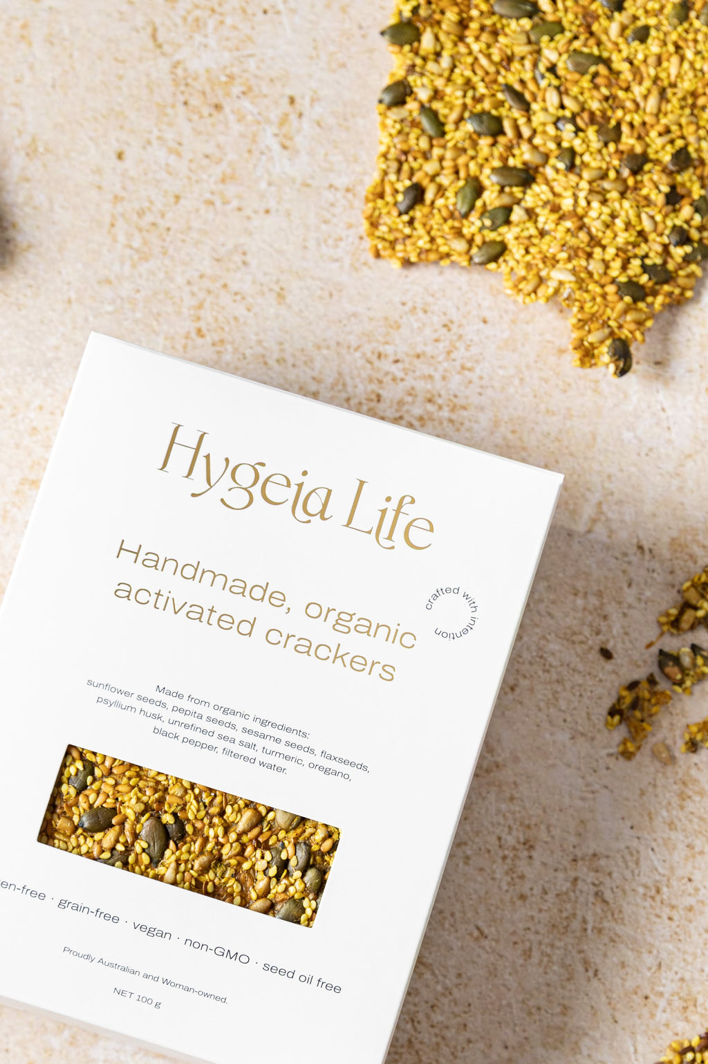 Organic Gluten-Free Activated Seeded Crackers