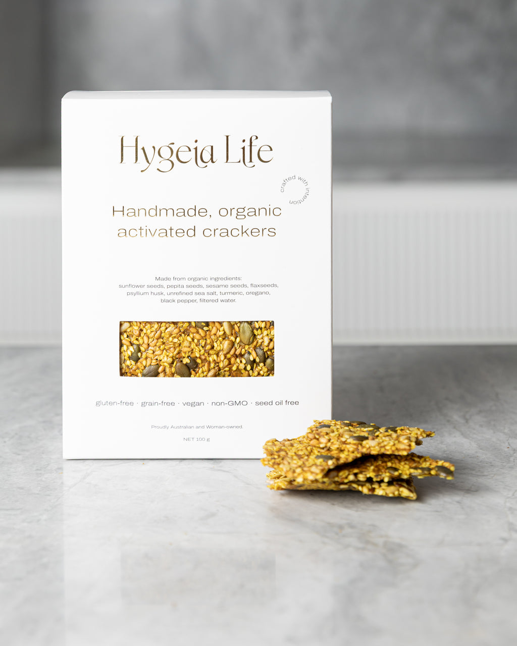 Organic Gluten-Free Activated Seeded Crackers